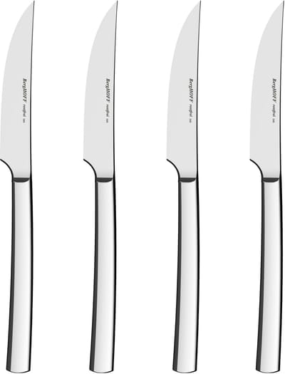 LEO 4-delige steakmessenset Pure - Metaal -
