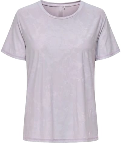 Only Play Hip Loose Dames T-shirt 15346311-eveningh - Kleur Paars-multicolour - Maat M