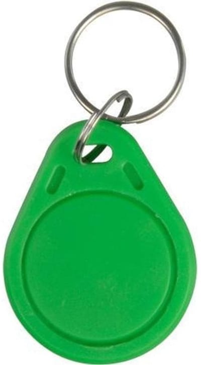 OTRONIC® Groen | RFID Tag sleutelhanger druppel | 13,56Mhz | 1K S50 | Classic Compatible