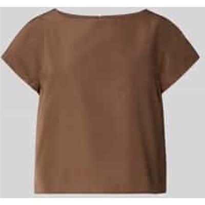 Boxy fit top met afgeronde zoom, model 'PARANA'