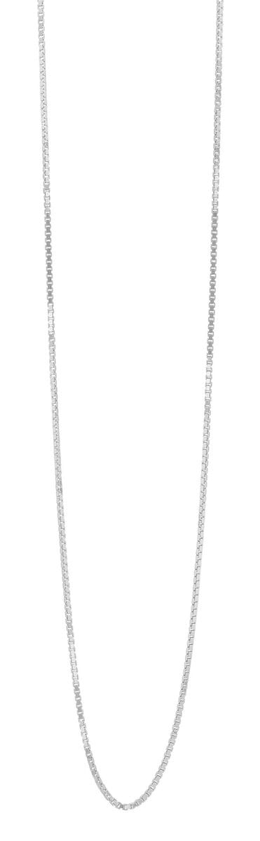 AKZENT Akzent damesketting "Vane" van 925 Sterlingzilver, rhodiumgeplateerd, duurzaam, 40-50cm
