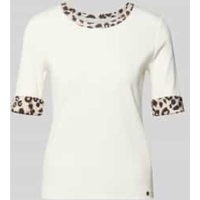 regular fit T-shirt met dierenprint