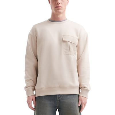 s.Oliver -qs Sweatshirts Beige Maat: XL | Sweaters Outlet | Heren | Beige