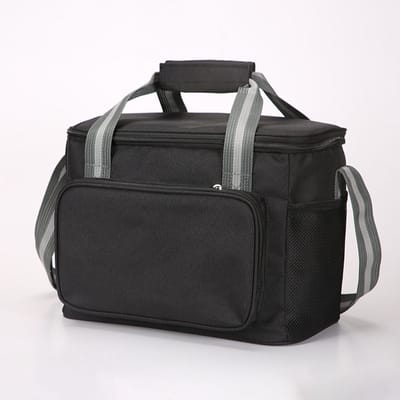 Koelbox - Koeltas - Koeltas 15L - Koelrugzak - Koeltasje Klein - Waterdicht - Draagbaar - Schouderband - Koeltassen Opvouwbaar - 600D Oxford - Kleine Koeltas voor Onderweg, Thermische Tas voor Picknicks, Camping, Excursies - Zwart