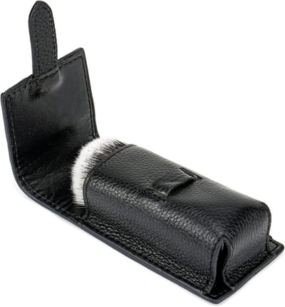 Reisorganizer voor Scheerkwasten, Draagbare Tas, Compacte Houder Geschikt voor Kleine Scheerkwasten (Zwart) - Ideaal voor Reizen en Opbergen