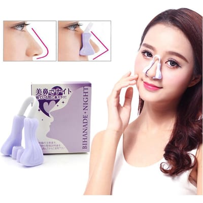 Neus Omhoog Liftende Vormende Shaper Clip Plastic Natuurlijke Neus Omhoog Slanker Liftende Shaper gray