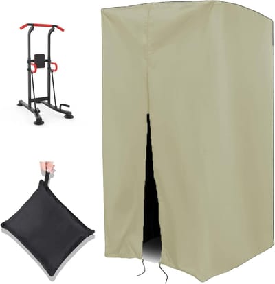 Beschermhoes Pull-Up Bar - Dip Station Cover - Apparatuur Beschermen - Verstelbaar Trekkoord - 102 x 107 x 163 cm