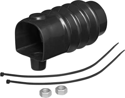 ProPlus Stofhoes voor oplooprem - Ø 75/80 x 125 mm - Inclusief bevestigingsmateriaal - Rubber