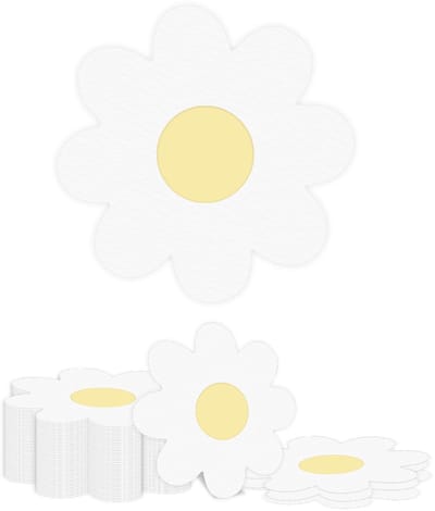 Dailygoods- Madeliefjes Servetten 40 Stuks - Daisy-patroon - Hoogwaardig Papier - Vrolijk Ontwerp - Decoratie - Afmeting 32 x 32 cm - Feestservetten