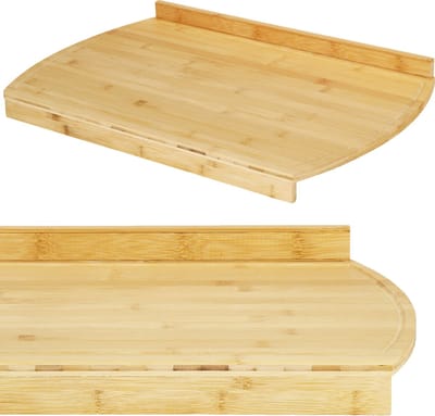 Springos Snijplank - Bamboe Snijplank - 58 x 38 x 4 cm - Naturel