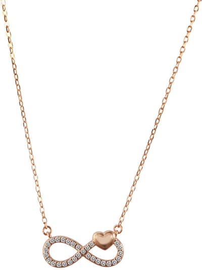AKZENT Akzent damesketting met hanger "Jihan" uit 925 Sterlingzilver, gerhodineerd, duurzaam