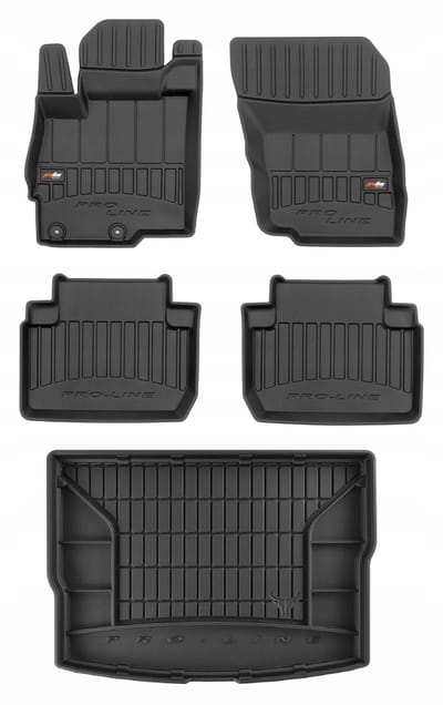 FROGUM ProLine Mitsubishi Eclipse Cross – Automatten & kofferbakmat – Perfecte pasvorm – Versterkte bescherming – Geurloos TPE