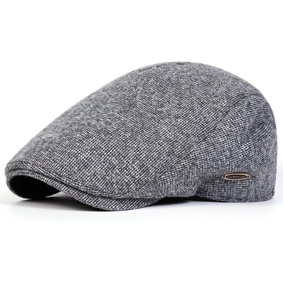 Heren Laurenclay Letterlabel Newsboy Petten Britse Schilders Hoeden Lente En Herfst Flat Cap Hip Hop Baret gray