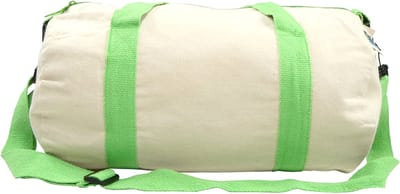 25 stuks - Extra sterke Sporttas/Duffeltas - OEKO-TEX® Fairtrade katoen - gekleurde hengsels groen