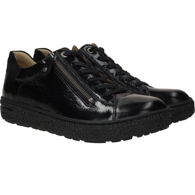 Hartjes - 162.1401/63 - Dames veterschoenen - Kleur: Zwart - Maat: 37.5