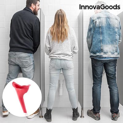 InnovaGoods - Draagbaar Urinoir voor Vrouwen - Siliconen