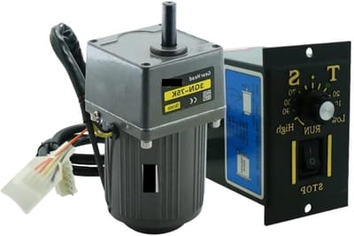 Wisselstroommotor - Inductiemotor - Machines Aandrijven - Continue Snelheidsregeling - 15 W - Zilver