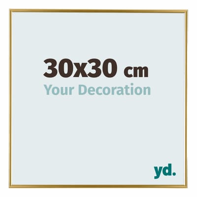 Your Decoration - Fotolijst 30x30 cm - Kunststof - Goud - Evry