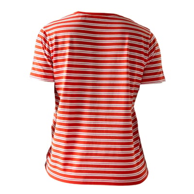 Regatta Dames/Dames Bayletta Gestreept T-shirt (Mandarijn Tango)