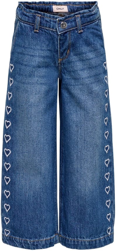 KIDS ONLY Wide-leg jeans KMGCOMET Mid waist Wide leg fit Jeans