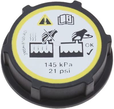 Dailygoods- Watertankdeksel - Radiatoruitbreiding - Waterflessenverzegeling - Compatibel met Fiesta/Focus/C-Max/Transit/Espace - 3M5H8100AD - 1224233 - Koelvloeistofdeksel
