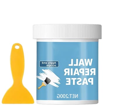 Reparatieset gipsplaten - Muurherstel pasta - Wanden herstellen - Sneldrogende formule - 200 gram - Veelkleurig