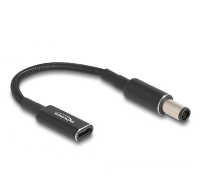 USB-C naar HP en Compaq notebook laadadapter | 7,4 x 5,0mm (met pin) | 0,15 meter