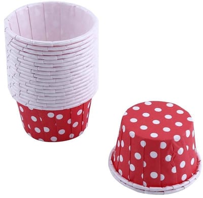 Allecto - Mini Papier Cups - Bakvormen - Hoogtebestendig - Multi-kleurig - Muffins en Cupcakes - Ideaal voor Feestjes - 100 Stuks