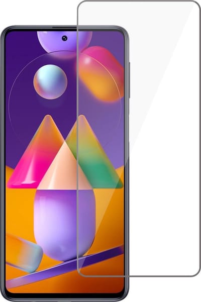 Screenprotector geschikt voor Samsung M31s - Glas Screen Protector