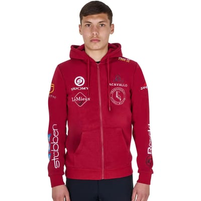 Multilogo hoodie Equestro