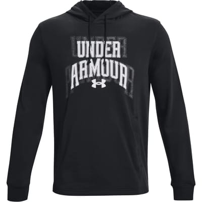 Under Armour Rival Terry Graphic Hoodie Zwart L Man
