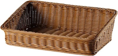 Rieten Broodmand - Rotan Mand Opbergmand - Brood Serveren - Handgeweven Textuur - 40x30x12 cm - Natuurlijk