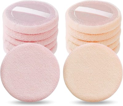 Fluffy Makeup Sponge Set van 12 Stuks voor Foundation, Poeder en Body Paint - Ideaal voor Nat en Droog Gebruik