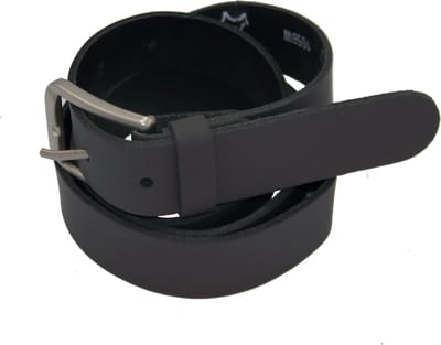 100% leren riem, 3 cm breed, taillemaat 90 cm. Grijs.