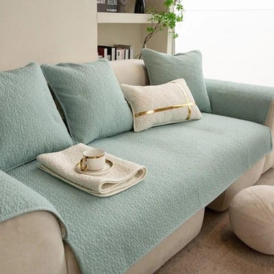 Four Seasons Bankhoes Kussenhoes Doek Handdoek Mode Scandinavisch Eenvoudig Melkwit Katoen Bankkussen 50x30cmx1 pillowcase