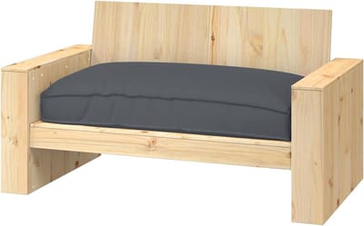 Buitenkussen Rechthoekig - Tuinkussen Decoratief - Comfortabel Zitten - Waterafstotend Oxford - 120 x 80 cm - Groen