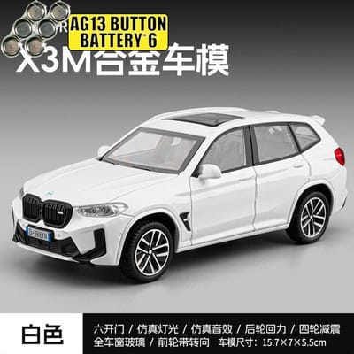 1:32 Bmw X3 M X3M G01 SUV de Luxe Allemand de Taille Moyenne Modèle Réduit en Métal Moulé Sous Pression Ornements Tendance pour la Maison et le Bureau Anniversaire