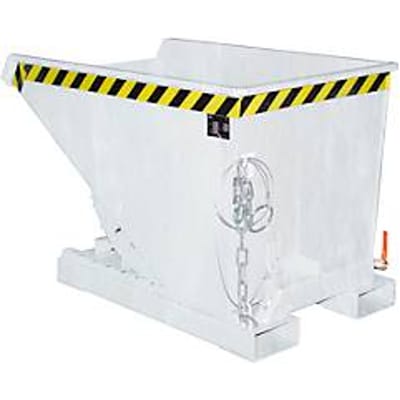 Bauer EXPO® E-300, spanenopvangbak type E, met zeefplaat, olie- en waterdicht, geschikt voor vorkheftrucks, B 770 x H 1260 x H 835 mm, thermisch verzinkt