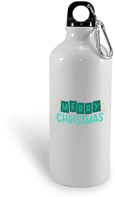 Hacebo® - Kerst merry christmas waterfles - Kerstmis - Kerst beker - winter - kerst - christmas - kerst cadeau - water fles - 400ML