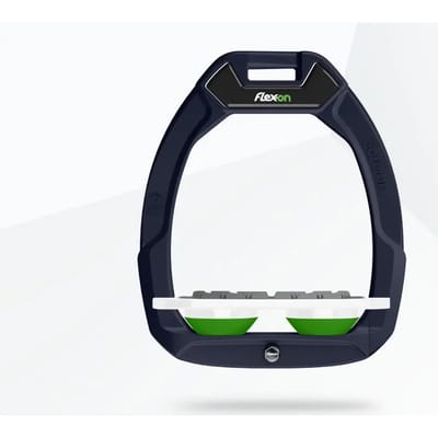 Veiligheidseisen voor paardrijden Plat Grip Marine/Wit/Groen Flex-On Safe-On
