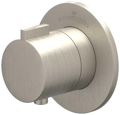 IVY Pact Afbouwdeel inbouwthermostaat symmetry met rond rozet Geborsteld nickel PVD