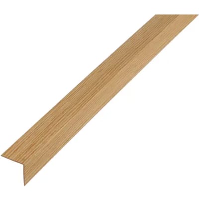 Alberts Hoekprofiel - Pvc Eiken - 20x20x1,5mm 2m
