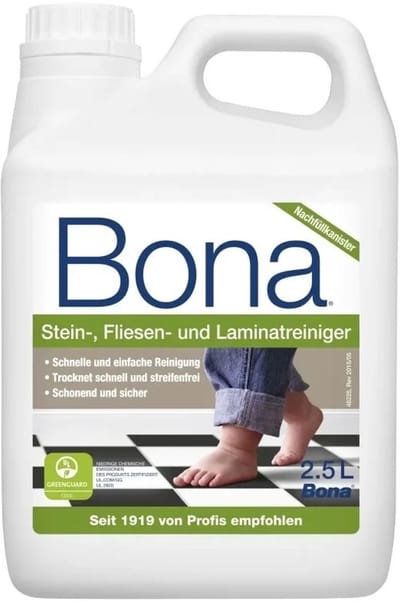 Laminatreiniger, tegels reinigen, steenreiniger, 2,5 Liter, voor spray mop