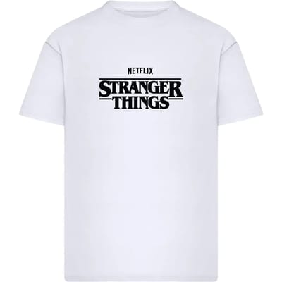 T-shirt Merchcode Stranger Things Rewatch Loose