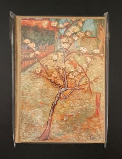 Hardcover Notitieboek Kunst 'Perenboompje in bloei' Vincent van Gogh