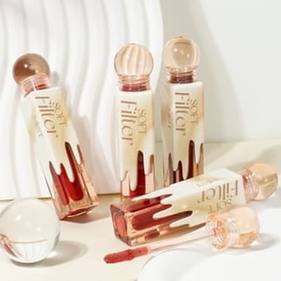 INSITI  - Light Shade Filter Soft Mist Lip Glaze - 6 Colors 06# Mocha - 3.8ml