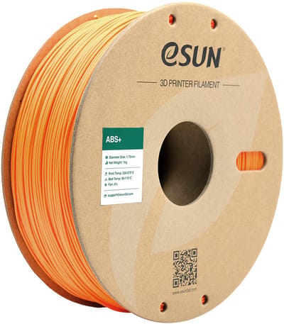ESUN ABS Plus 2kg 3D-printfilament 1kg/rol 1,75mm Lage krimp, hoge sterkte, hoge taaiheid en hittebestendigheid 3D-printmateriaal voor de meeste 3D-printers