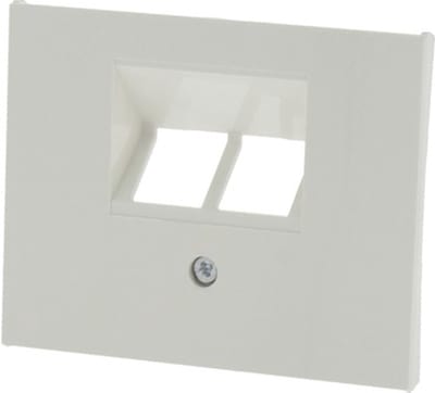 BERKER K1 Afdekplaat ISDN 2x 8-polig polar wit