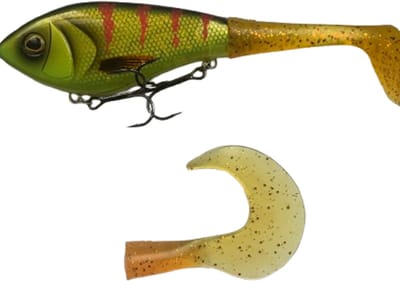 Westin Limited Edition Swim Tail Suspending 3D UV Copper Perch (12 cm)