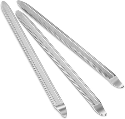 Set van 3 Motorfiets Montagehefbomen van 30 cm, Manganese Staal Bandenlevers voor Bandvervanging en Reparatie Tools